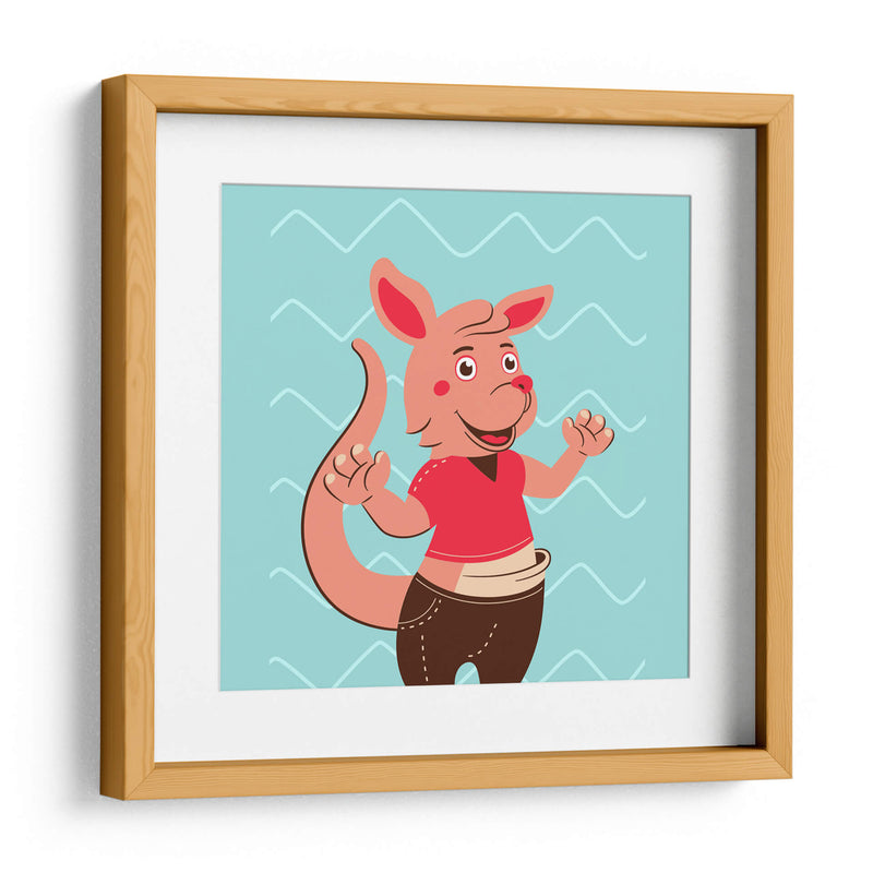 HOLA, NIÑO, DICE EL CANGURO - Najesi | Cuadro decorativo de Canvas Lab