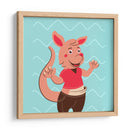 HOLA, NIÑO, DICE EL CANGURO - Najesi | Cuadro decorativo de Canvas Lab