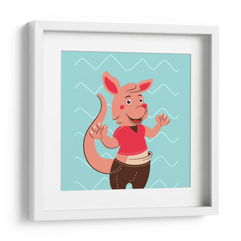 HOLA, NIÑO, DICE EL CANGURO - Najesi | Cuadro decorativo de Canvas Lab