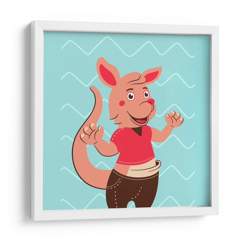 HOLA, NIÑO, DICE EL CANGURO - Najesi | Cuadro decorativo de Canvas Lab