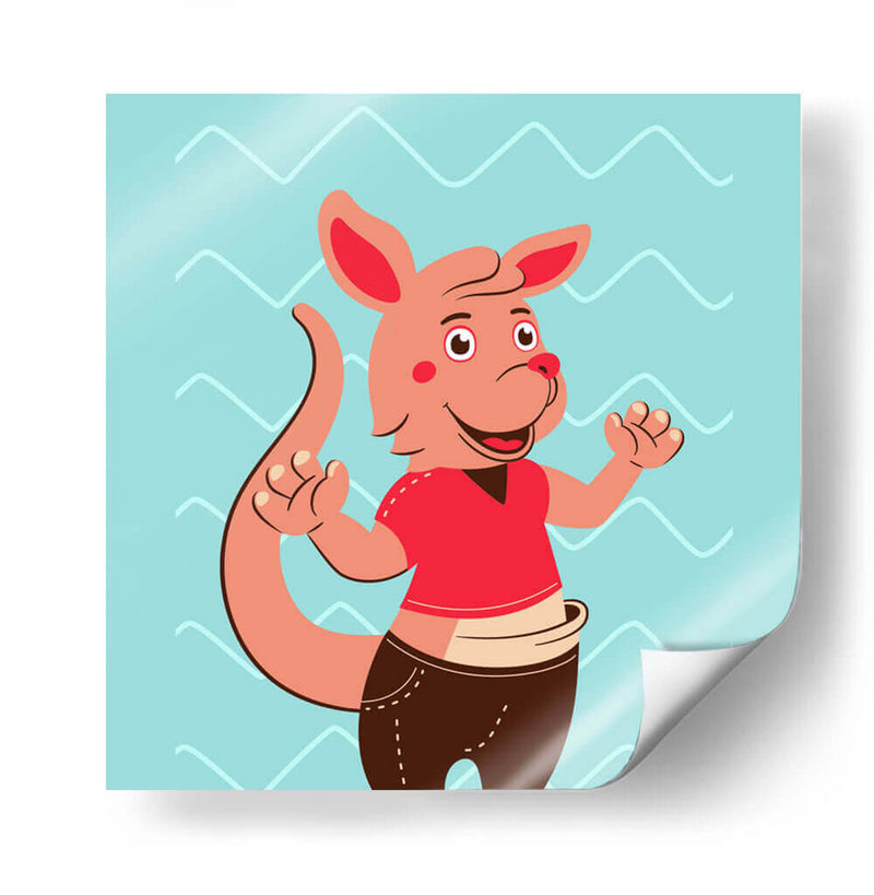 HOLA, NIÑO, DICE EL CANGURO - Najesi | Cuadro decorativo de Canvas Lab