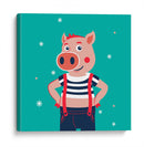 HOLA, NIÑO, DICE EL CERDO - Najesi | Cuadro decorativo de Canvas Lab