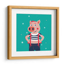 HOLA, NIÑO, DICE EL CERDO - Najesi | Cuadro decorativo de Canvas Lab