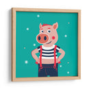 HOLA, NIÑO, DICE EL CERDO - Najesi | Cuadro decorativo de Canvas Lab