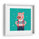 HOLA, NIÑO, DICE EL CERDO - Najesi | Cuadro decorativo de Canvas Lab