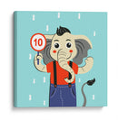 HOLA, NIÑO, DICE EL ELEFANTE - Najesi | Cuadro decorativo de Canvas Lab