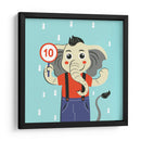 HOLA, NIÑO, DICE EL ELEFANTE - Najesi | Cuadro decorativo de Canvas Lab