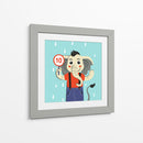 HOLA, NIÑO, DICE EL ELEFANTE - Najesi | Cuadro decorativo de Canvas Lab
