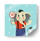 HOLA, NIÑO, DICE EL ELEFANTE - Najesi | Cuadro decorativo de Canvas Lab