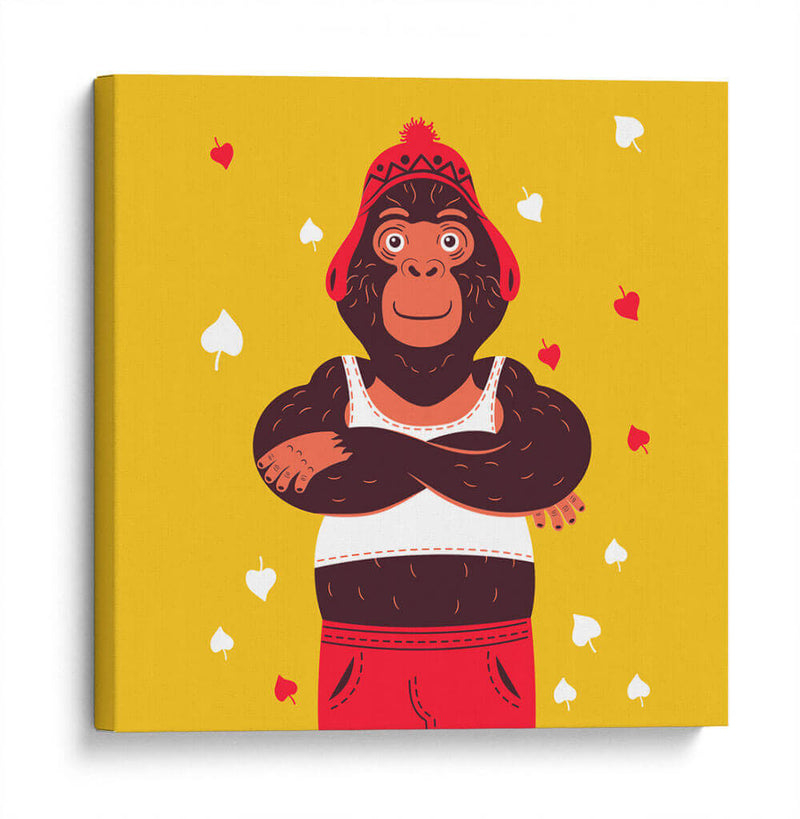 HOLA, NIÑO, DICE EL GORILA - Najesi | Cuadro decorativo de Canvas Lab