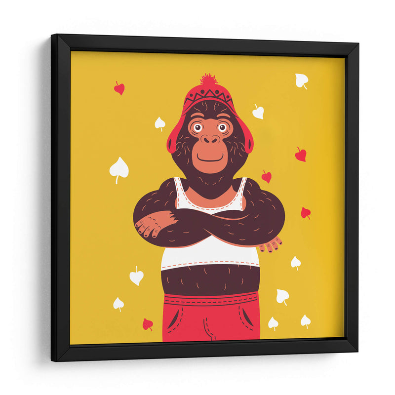 HOLA, NIÑO, DICE EL GORILA - Najesi | Cuadro decorativo de Canvas Lab