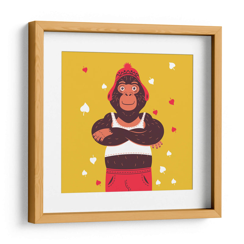 HOLA, NIÑO, DICE EL GORILA - Najesi | Cuadro decorativo de Canvas Lab