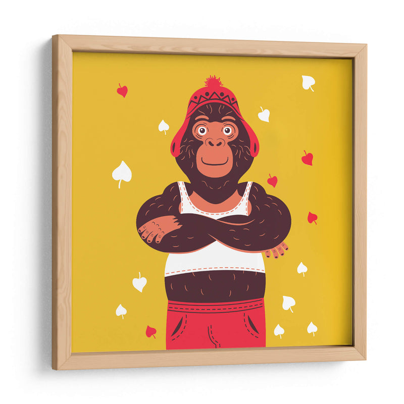 HOLA, NIÑO, DICE EL GORILA - Najesi | Cuadro decorativo de Canvas Lab