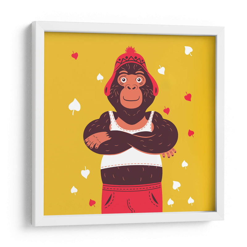 HOLA, NIÑO, DICE EL GORILA - Najesi | Cuadro decorativo de Canvas Lab