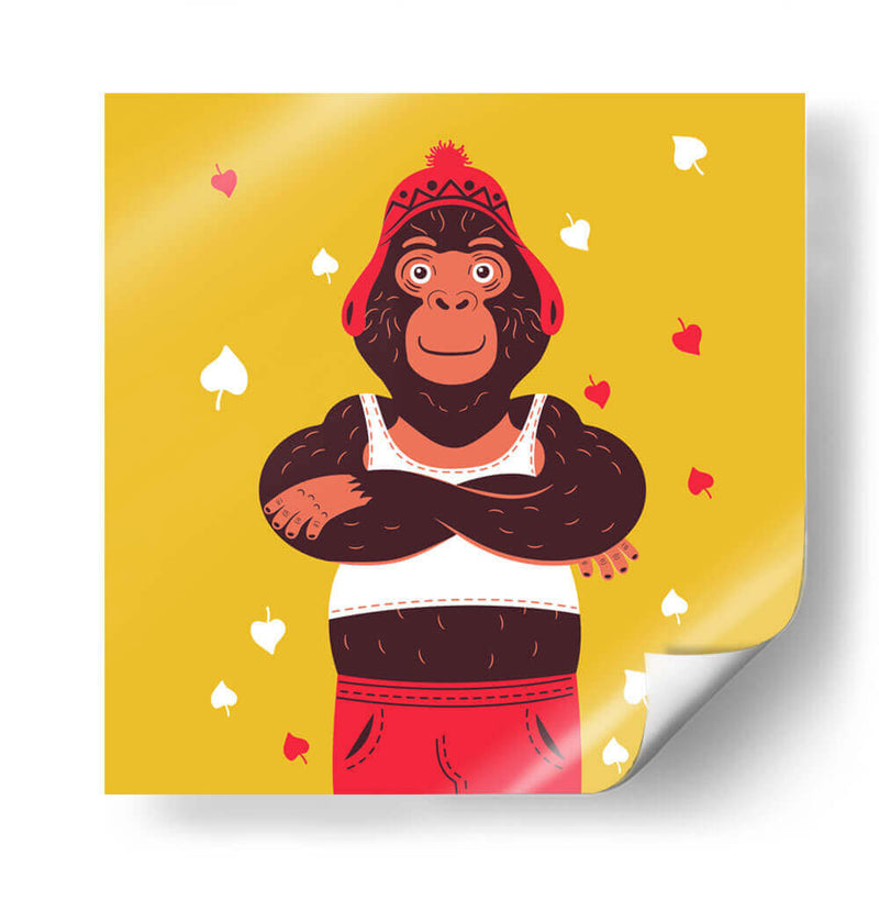 HOLA, NIÑO, DICE EL GORILA - Najesi | Cuadro decorativo de Canvas Lab