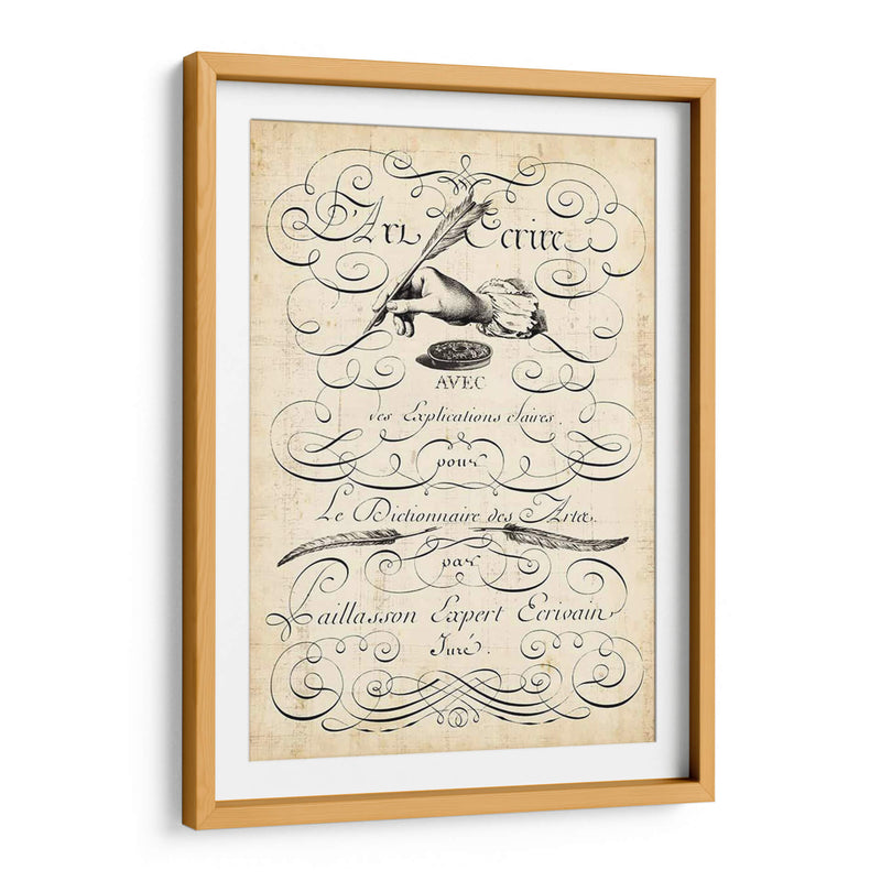 El Arte De La Pluma. - Vision Studio | Cuadro decorativo de Canvas Lab