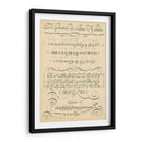 Sampler Del Alfabeto I - Denis Diderot | Cuadro decorativo de Canvas Lab