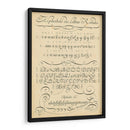 Sampler Del Alfabeto I - Denis Diderot | Cuadro decorativo de Canvas Lab