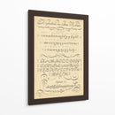 Sampler Del Alfabeto I - Denis Diderot | Cuadro decorativo de Canvas Lab