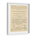 Sampler Del Alfabeto I - Denis Diderot | Cuadro decorativo de Canvas Lab