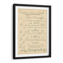 Alfabeto Sampler Ii - Denis Diderot | Cuadro decorativo de Canvas Lab