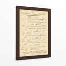 Alfabeto Sampler Ii - Denis Diderot | Cuadro decorativo de Canvas Lab