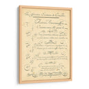 Alfabeto Sampler Ii - Denis Diderot | Cuadro decorativo de Canvas Lab