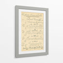 Alfabeto Sampler Ii - Denis Diderot | Cuadro decorativo de Canvas Lab