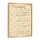 Alfabeto Sampler Iii - Denis Diderot | Cuadro decorativo de Canvas Lab