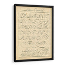 Alfabeto Sampler Iv - Denis Diderot | Cuadro decorativo de Canvas Lab