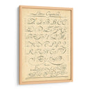 Alfabeto Sampler Iv - Denis Diderot | Cuadro decorativo de Canvas Lab