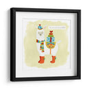 Fa-La-La-La Llama I - June Erica Vess | Cuadro decorativo de Canvas Lab