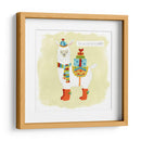 Fa-La-La-La Llama I - June Erica Vess | Cuadro decorativo de Canvas Lab