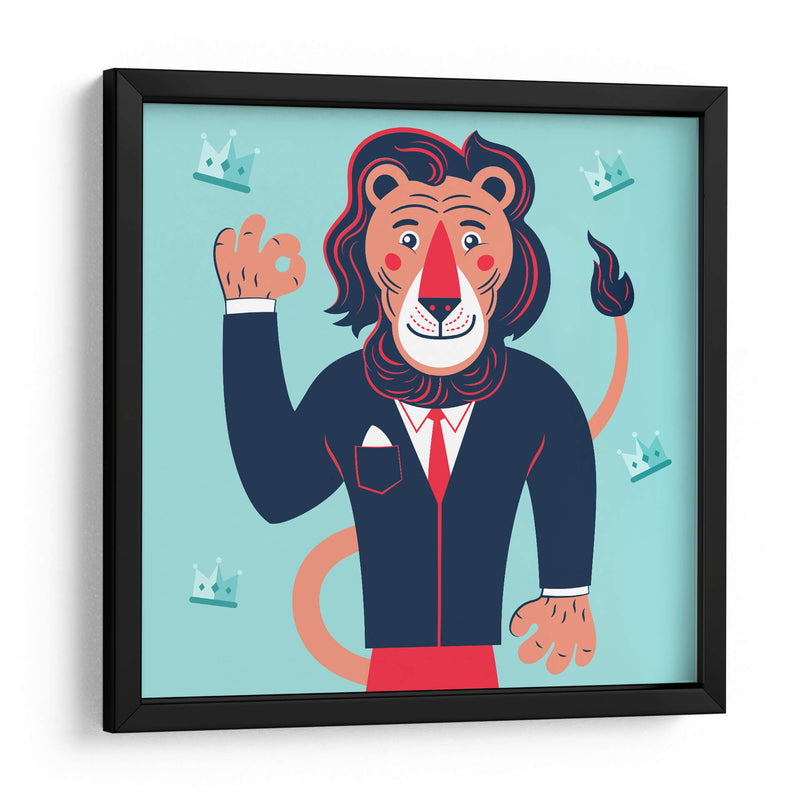 HOLA, NIÑO, DICE EL LEÓN - Najesi | Cuadro decorativo de Canvas Lab