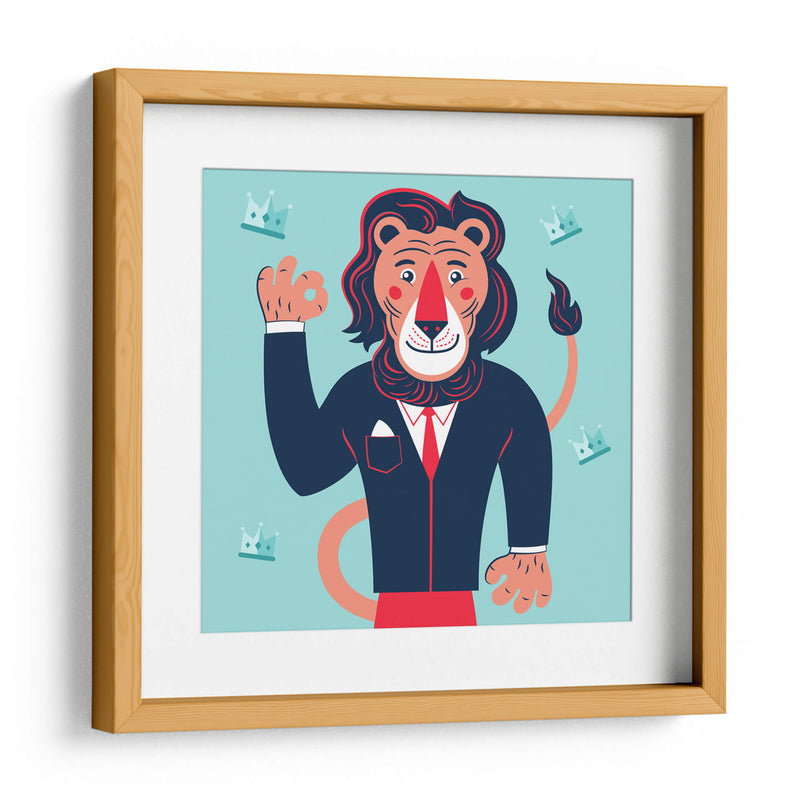 HOLA, NIÑO, DICE EL LEÓN - Najesi | Cuadro decorativo de Canvas Lab