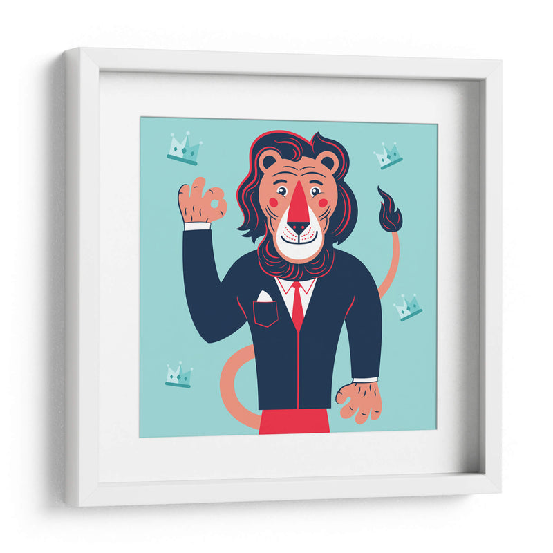 HOLA, NIÑO, DICE EL LEÓN - Najesi | Cuadro decorativo de Canvas Lab