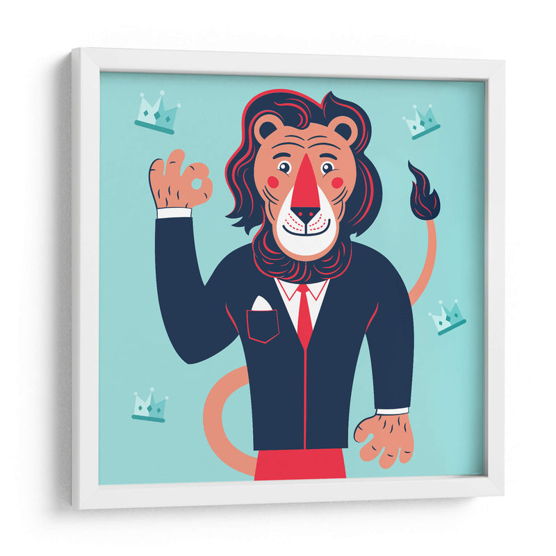 HOLA, NIÑO, DICE EL LEÓN - Najesi | Cuadro decorativo de Canvas Lab