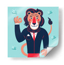 HOLA, NIÑO, DICE EL LEÓN - Najesi | Cuadro decorativo de Canvas Lab