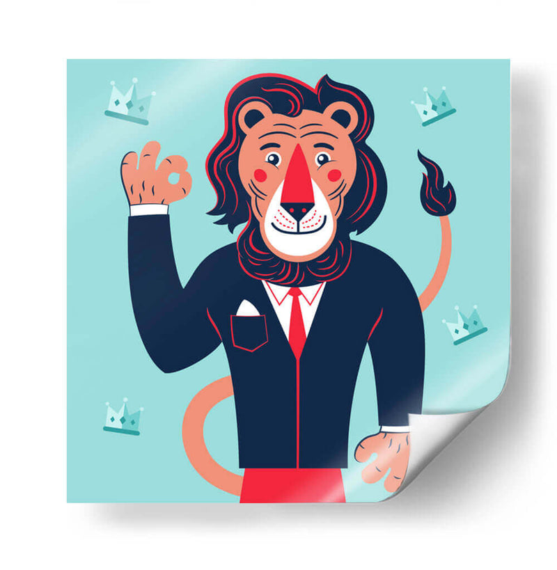 HOLA, NIÑO, DICE EL LEÓN - Najesi | Cuadro decorativo de Canvas Lab