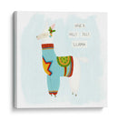 Fa-La-La-La Llama Iv - June Erica Vess | Cuadro decorativo de Canvas Lab