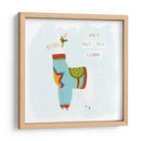 Fa-La-La-La Llama Iv - June Erica Vess | Cuadro decorativo de Canvas Lab