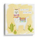 Pom Pom Llama Rama I - June Erica Vess | Cuadro decorativo de Canvas Lab