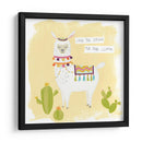 Pom Pom Llama Rama I - June Erica Vess | Cuadro decorativo de Canvas Lab