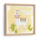 Pom Pom Llama Rama I - June Erica Vess | Cuadro decorativo de Canvas Lab