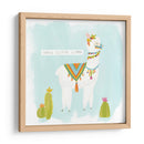 Pom Pom Llama Rama Ii - June Erica Vess | Cuadro decorativo de Canvas Lab