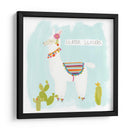 Pom Pom Llama Rama Iv - June Erica Vess | Cuadro decorativo de Canvas Lab