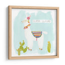 Pom Pom Llama Rama Iv - June Erica Vess | Cuadro decorativo de Canvas Lab
