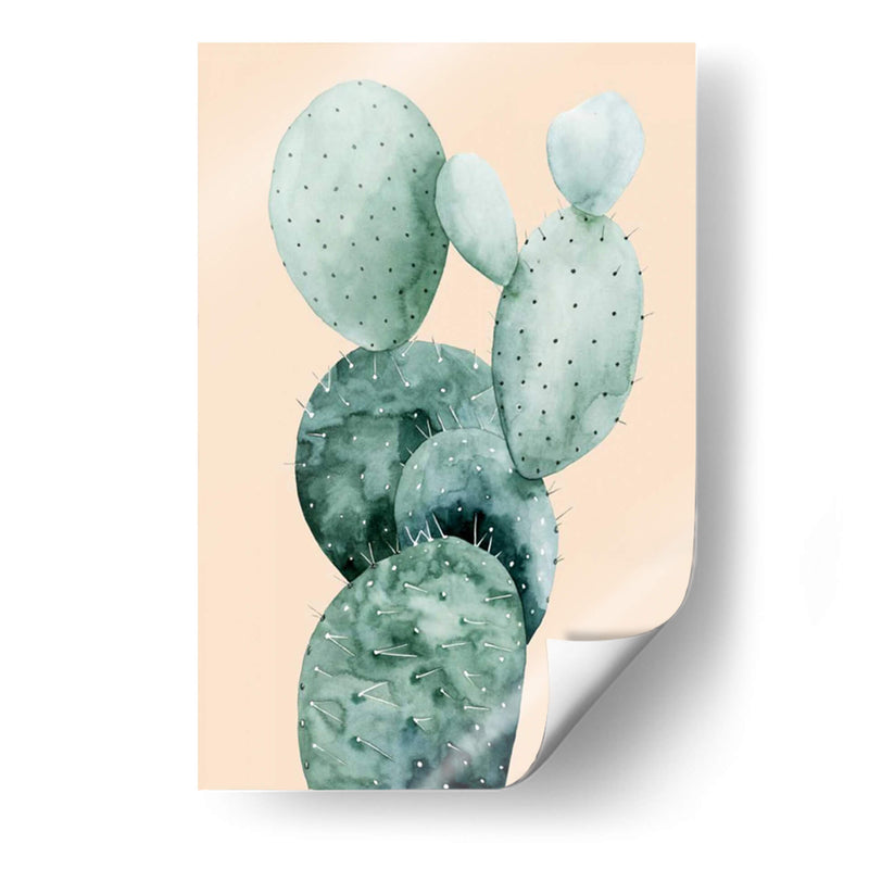 Cactus En Coral I - Grace Popp | Cuadro decorativo de Canvas Lab