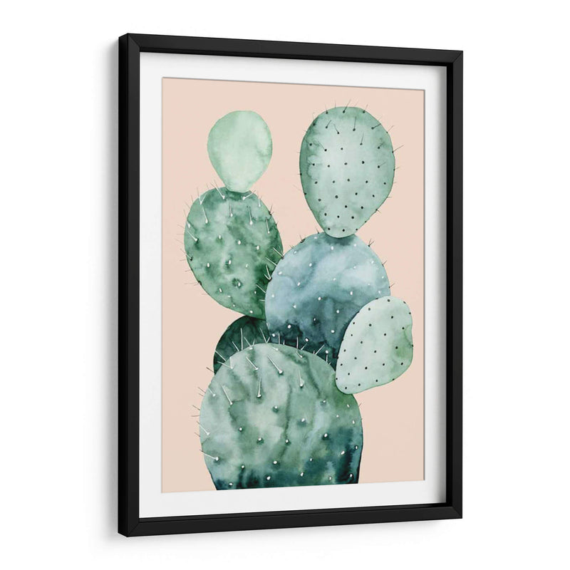 Cactus En Coral Ii - Grace Popp | Cuadro decorativo de Canvas Lab