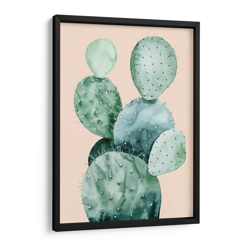 Cactus En Coral Ii - Grace Popp | Cuadro decorativo de Canvas Lab